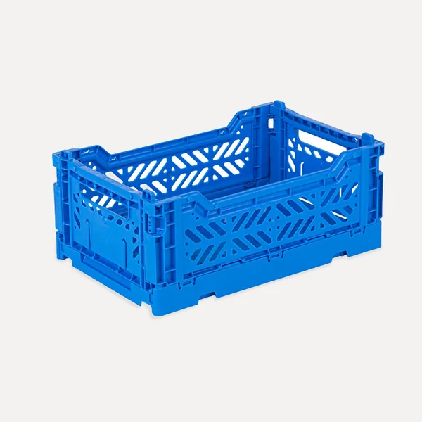 Aykasa Minibox Folding Crate 10.2 x 6.7 x 3.9 in – Blue