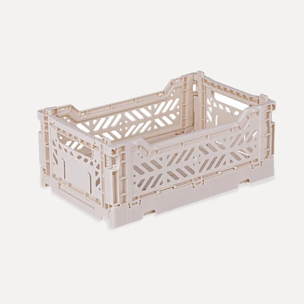 Aykasa Minibox Folding Crate 10.2 x 6.7 x 3.9 in – Coconut Milk