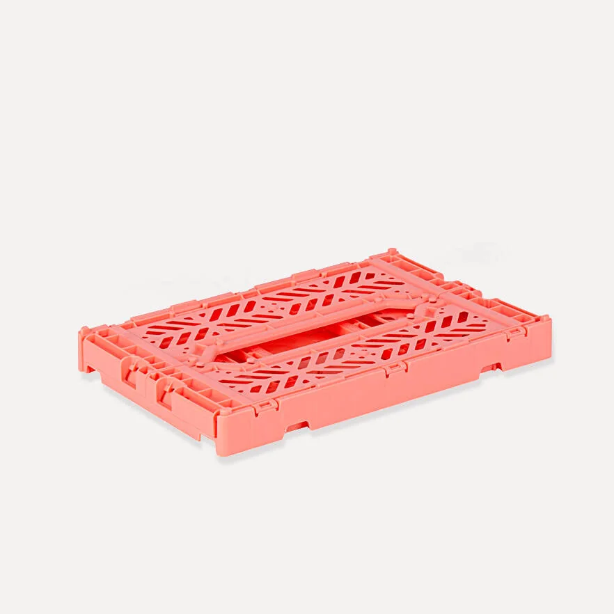 Aykasa Minibox Folding Crate 10.2 x 6.7 x 3.9 in – Salmon Pink – image 3