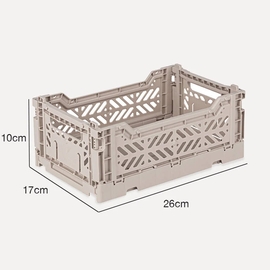 Aykasa Minibox Folding Crate 10.2 x 6.7 x 3.9 in – Sand – image 4