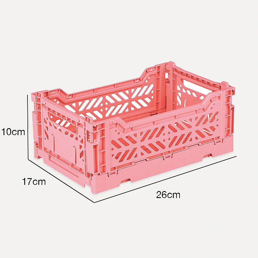 Aykasa Minibox Folding Crate 10.2 x 6.7 x 3.9 in – Strawberry Milk – image 4