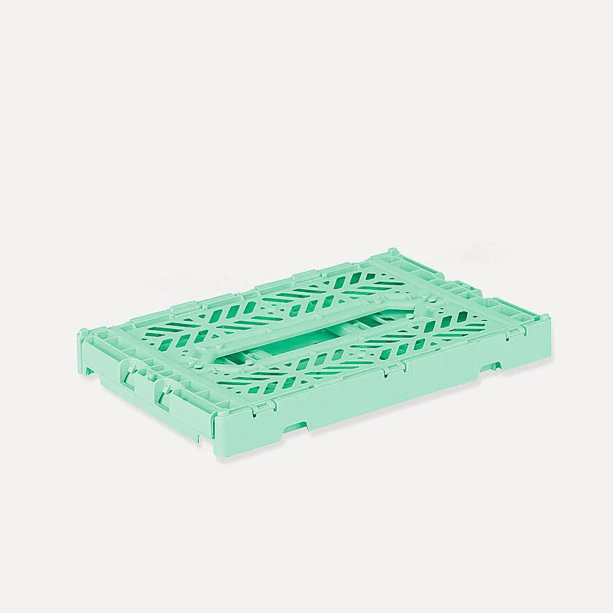 Aykasa Minibox Folding Crate 10.2 x 6.7 x 3.9 in – Warm Mint – image 3