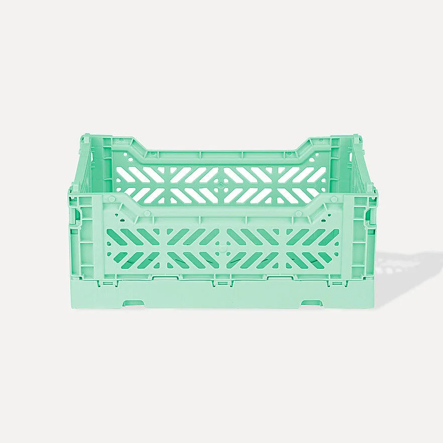 Aykasa Minibox Folding Crate 10.2 x 6.7 x 3.9 in – Warm Mint – image 2