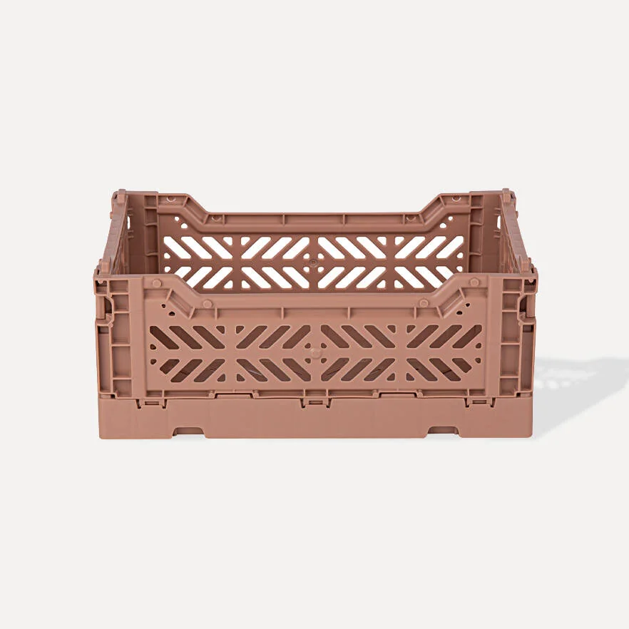 Aykasa Minibox Folding Crate 10.2 x 6.7 x 3.9 in – Warm Taupe – image 2