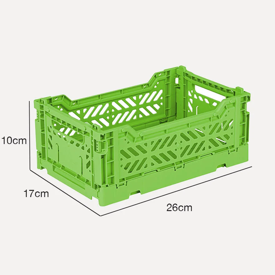 Aykasa Minibox Folding Crate 10.2 x 6.7 x 3.9 in – Wasabi – image 4