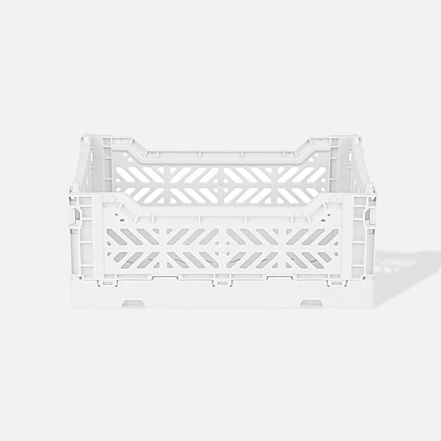 Aykasa Minibox Folding Crate 10.2 x 6.7 x 3.9 in – White – image 2
