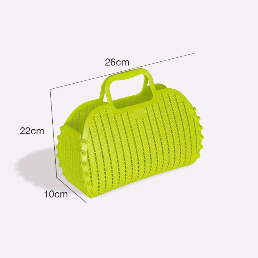 Aykasa Small Foldable Beach Bag – Acid Yellow – image 3