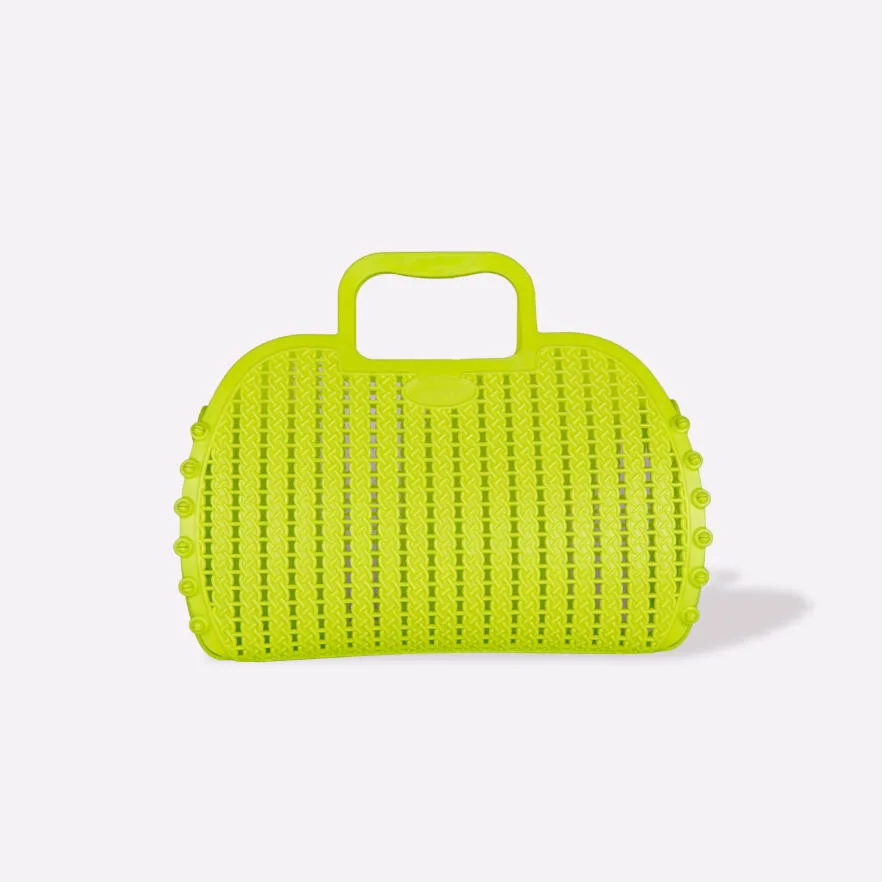 Aykasa Small Foldable Beach Bag – Acid Yellow – image 4