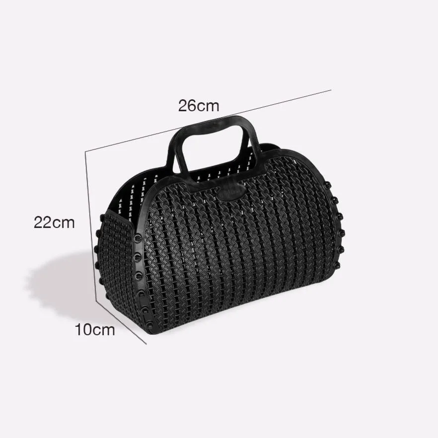 Aykasa Small Foldable Beach Bag – Black – image 3
