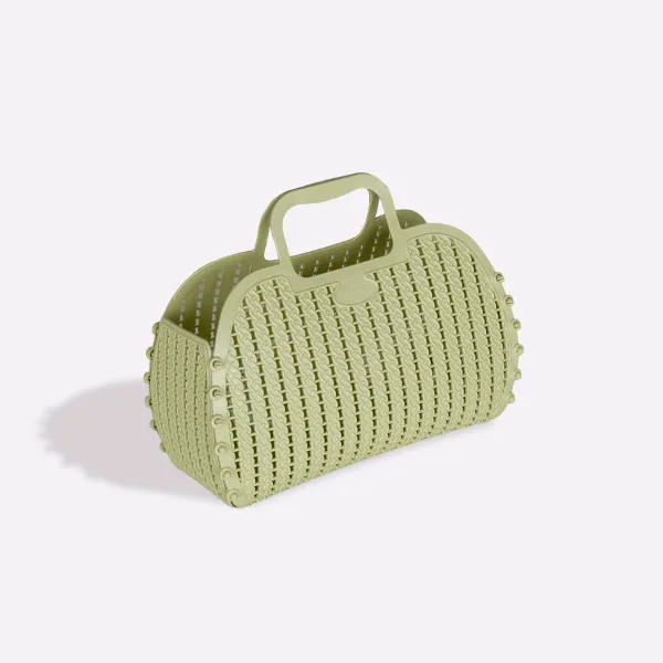 Aykasa Small Foldable Beach Bag – Lime Cream